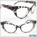 Women’s Plastic Vintage Retro Cat Eye Leopard Eyeglass Frames 