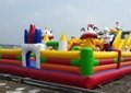 Inflatable Fun City Giant PVC Children Outdoor Inflatable Obstacle Course 