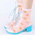High Heel Rain Boots  1
