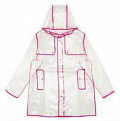 Ladies Transparent Rain Coat 