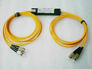 free shipping FBT optical fiber coupler 2x2 ABS box single window 1310 or 1550nm 1