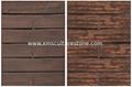 Wood grain culture stone for exterior