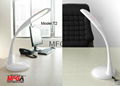 DC12V flexible arm LED table lamp with