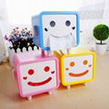 Magic square smiley towel tube