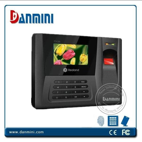 Fingerprint and RFID Card Time Attendance Clock with Competitive PrIce ZDC20