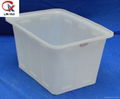 Recutangular Cube Storage Tanks with Wheels Stackable Wholesale 3