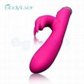 360 Degree Rotation 8 Speeds Waterproof Rabbit Vibrator Dildo 4