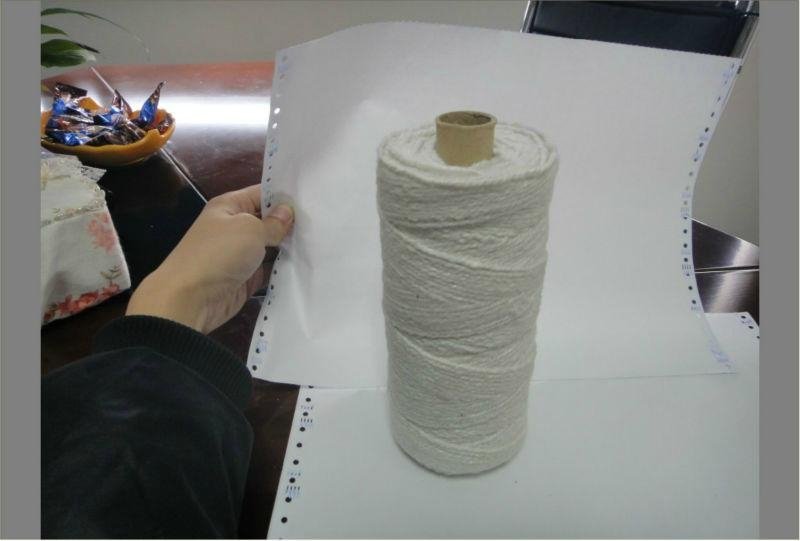 Twisted Ceramic Fiber Yarn With Stainless Steel Reinforced 2