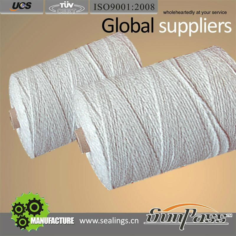 Twisted Ceramic Fiber Yarn With Stainless Steel Reinforced 4