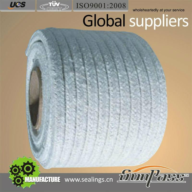 600kg/m3 Ceramic Fiber Twisted Rope With Stainless steel - 4000 ...