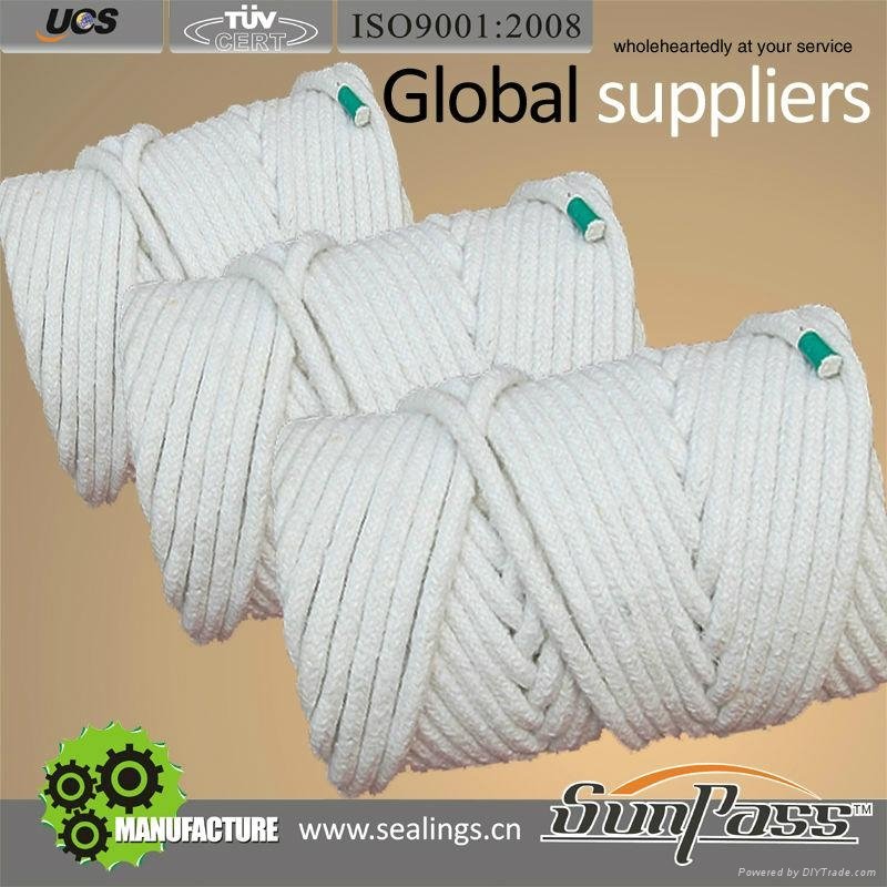 China Supplier of Ceramic Fiber Braided Rope 4