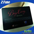 offset printing with hot stamp plastic gift card 1