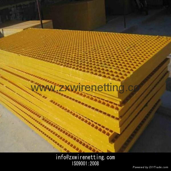 painted steel grating fence 