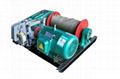 Electric crane winch for boat lifting