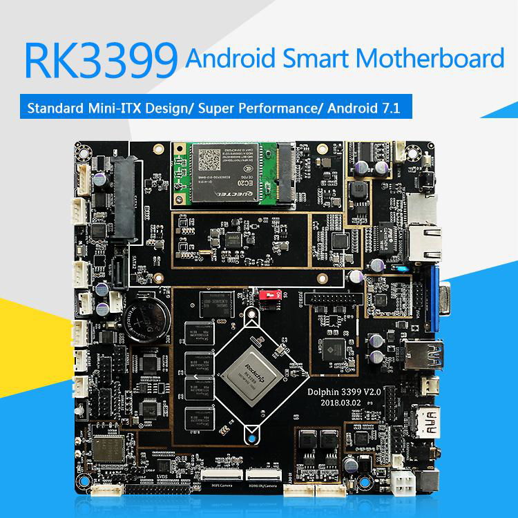rk3399 Six-core Processor ARM Motherboard for Digital Signage  Advertising 3
