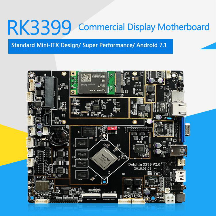 rk3399 Six-core Processor ARM Motherboard for Digital Signage  Advertising 4