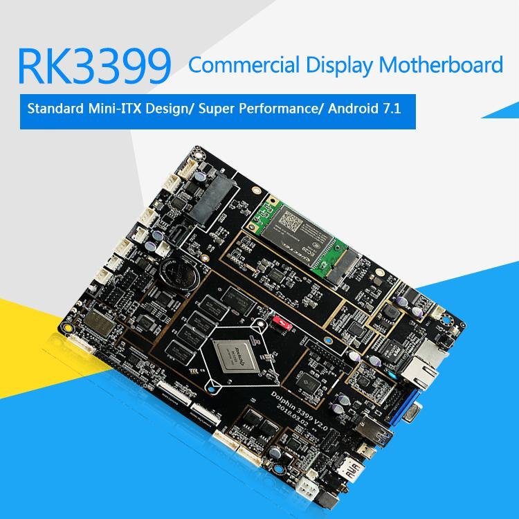 rk3399 Six-core Processor ARM Motherboard for Digital Signage  Advertising 5