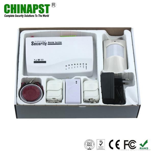 Multi-language GSM home safe alarm with 6 wireless zone & alarm system 