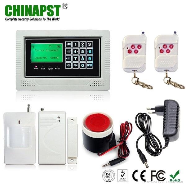 Hot sale GSM 10 Wireless & 4 Wired Zones Home Alarm China wholesale