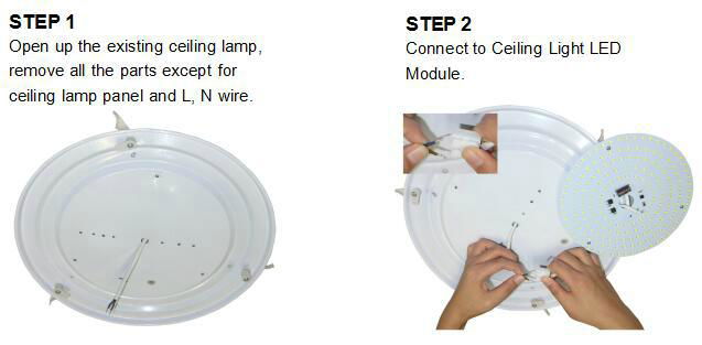 10w Led Ceiling Light Module Diameter 110mm Warm White Kl