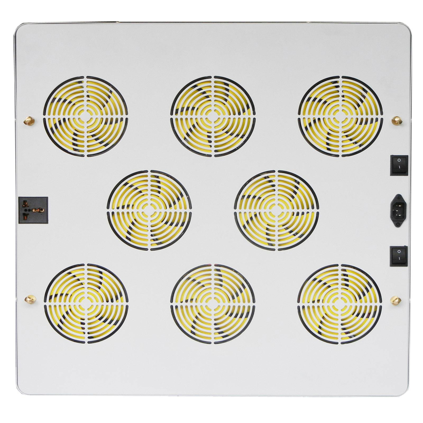 New design high lumens hydroponic16x100W COB LED plant grow light 4