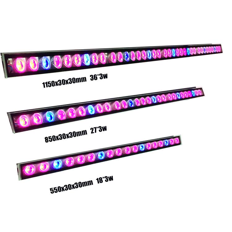 Full spectrum 18x3W 55cm Red Blue IP65 led grow light bar for any stage of plant 5