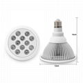 12x1W grow light bulbs 2