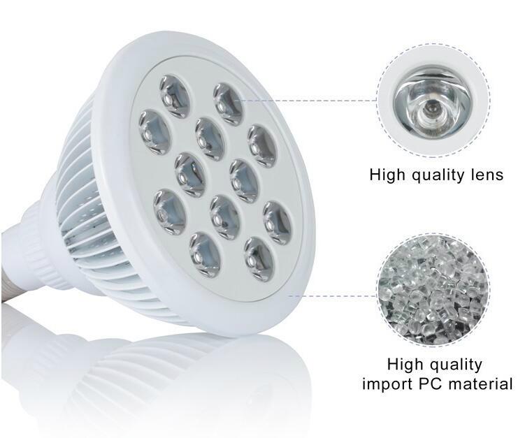 12x1W grow light bulbs 4