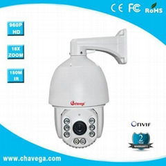 6 inch Megapixel HD IR High Speed IP outdoor PTZ Camera