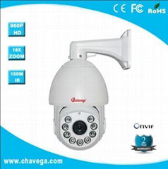 6 inch Megapixel HD IR High Speed IP outdoor PTZ Camera