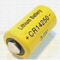 Lithium battery CR14250 3v 600mAh 1/2aa