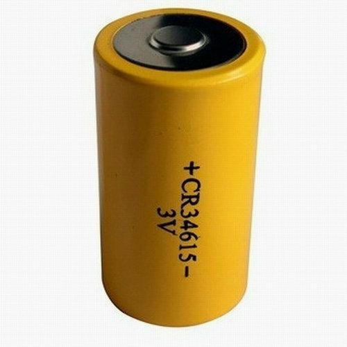 3v D size CR34615 Li-MnO2 battery 11000mAh tabbed lithium battery