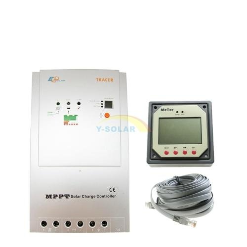 40A MPPT Solar Charge Controller+Remote MT-5 3