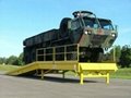 Mobile Hydraulic Loading Dock Ramp with Container 2