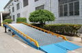 Mobile Hydraulic Loading Dock Ramp with Container