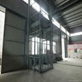 Hydraulic guide rail chain lift platform suitable for different floor transport  2