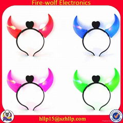 led fluorescent headband wholesale