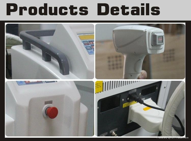 Powerful 808nm diode laser hair removal machine  5
