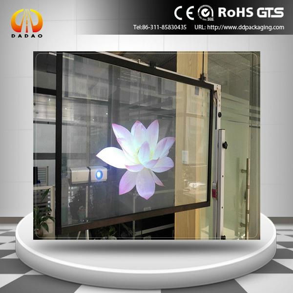 Self-adhesive Rear Projection  film for Window Advert 3