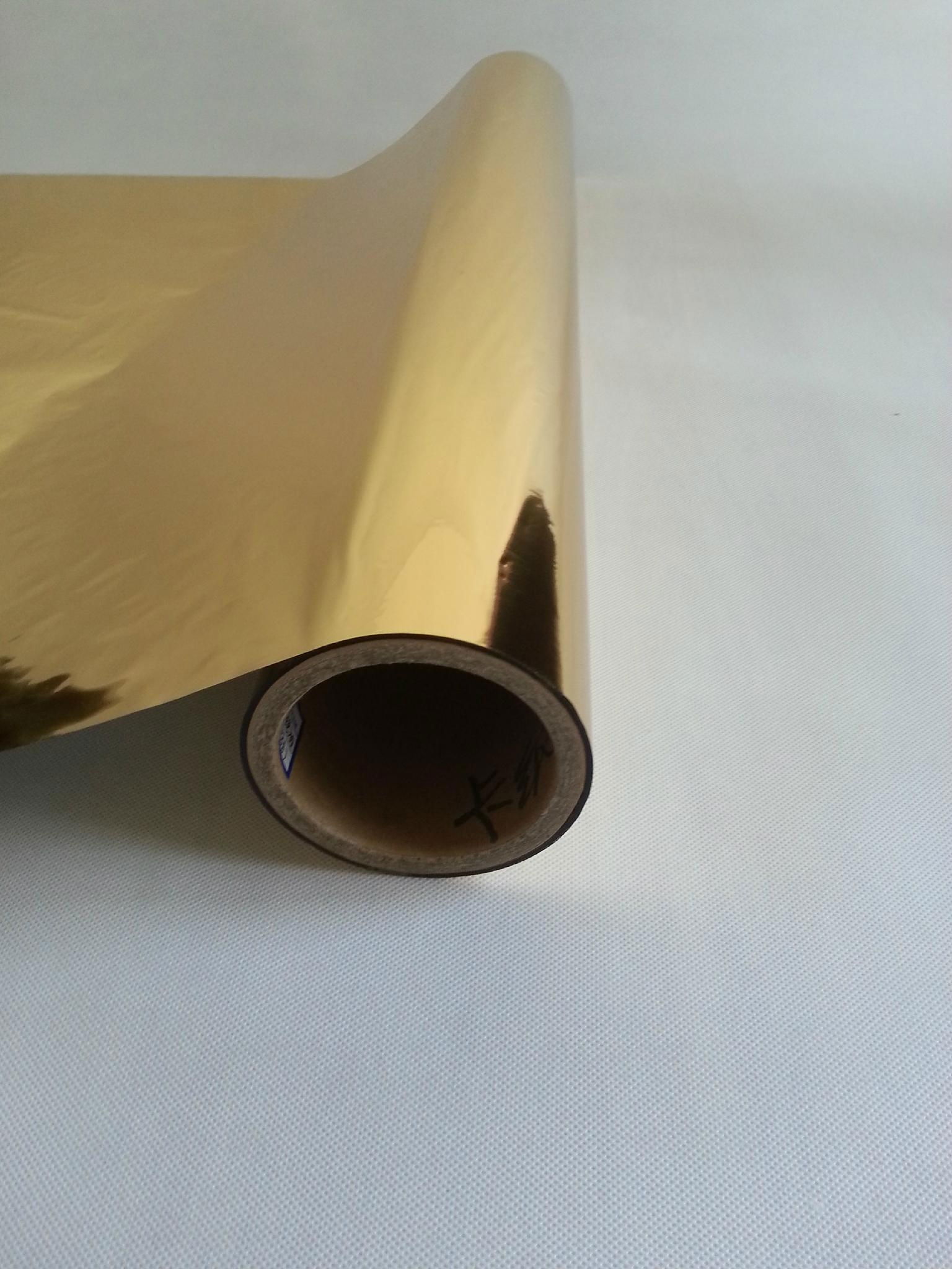 12mic Gold metallized PET  film 3