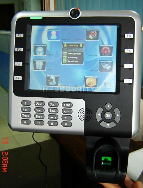 8 Inch Touch Screen Wireless GPRS C (HF-iclock 2500) 