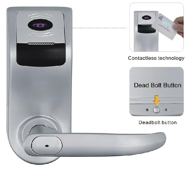 LM9 Keyless Security Card Reader Door Lock HFSECURITY (China Trading Company) Locks