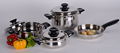 stainless steel sandwich bottom cookware set 1