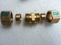 Brass OD Compression Fitting