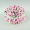 pewter jewelry box pearl trinket box home decoration gifts 5