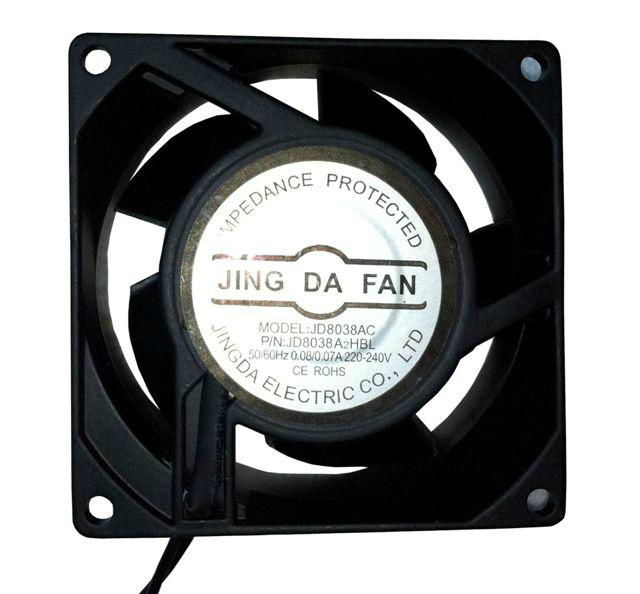 AC Axial Cooling Fan (JD8038AC)