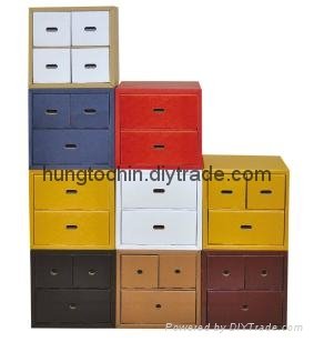 Corrugated Paper Drawer Cabinets