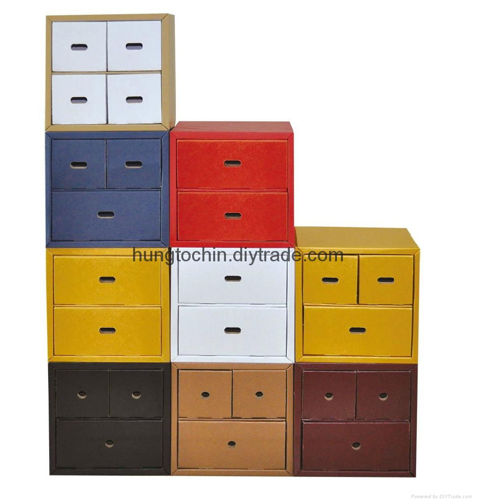 Corrugated Paper Drawer Cabinets 2