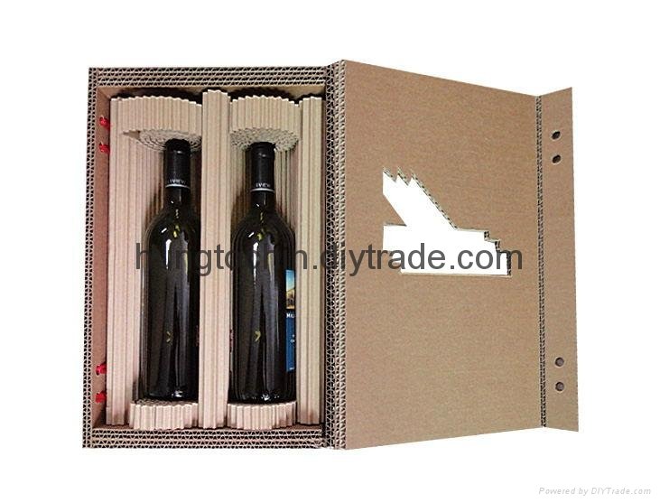 Natural paper wine box,high quality wine box