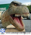  Simulation Dinosuar Animatronic Animal  Head toys art model 1